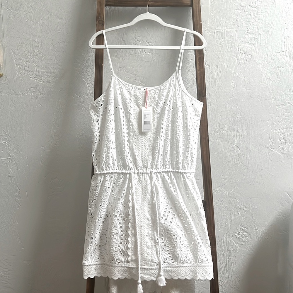 Vineyard Vines White Eyelet Cover Up Dress